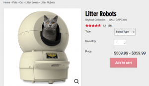 Electronic Cat Litter Box SkyMall | ScrappleFace