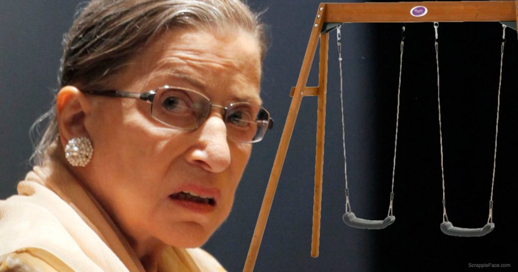 Ruth Bader Ginsburg agrees to become swing vote on court